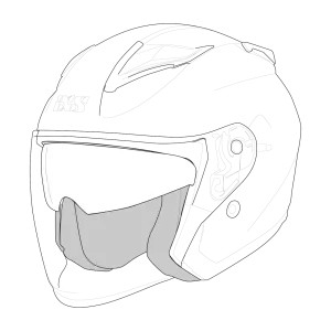 Rapid 1.0 OF Wangenpolster - schwarz
